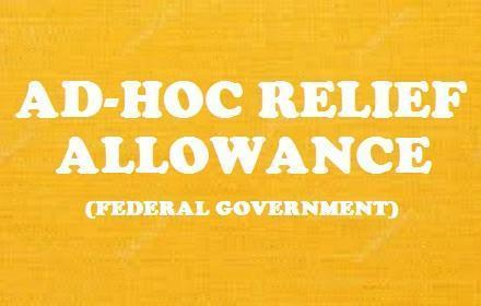 Adhoc Relief Allowance Notification 2023 @ 35% of Basic Pay and Pension for Local Government