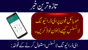 How to Download E-Driving License on Mobile Phones