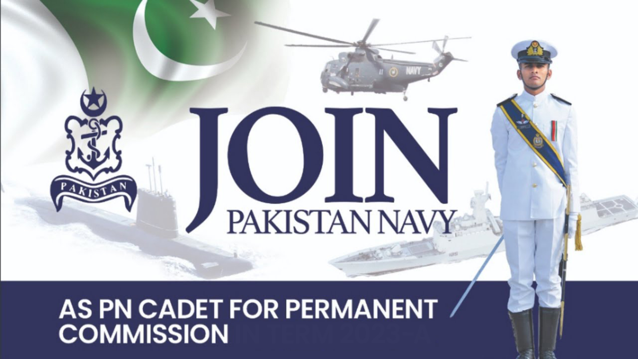 Join Pak Navy as PN Cadet for Permanent Commission