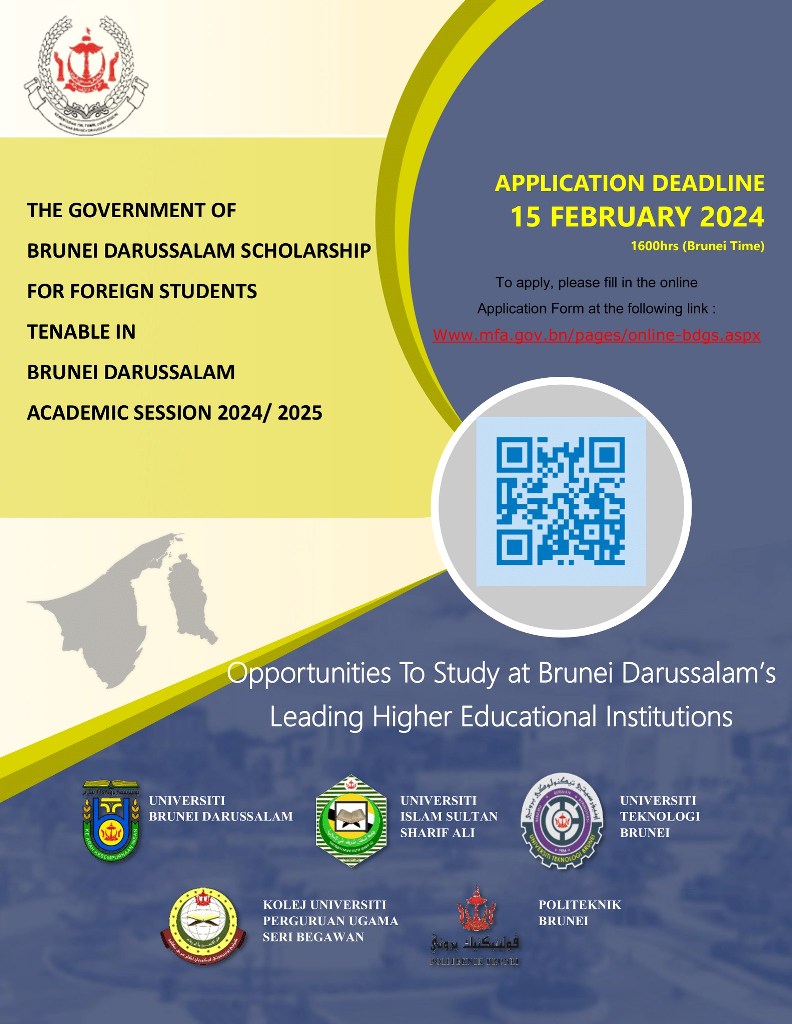 Brunei Darussalam Scholarship 2024-25 Academic Session