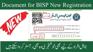 Required Documents for BISP Online Registration 2024