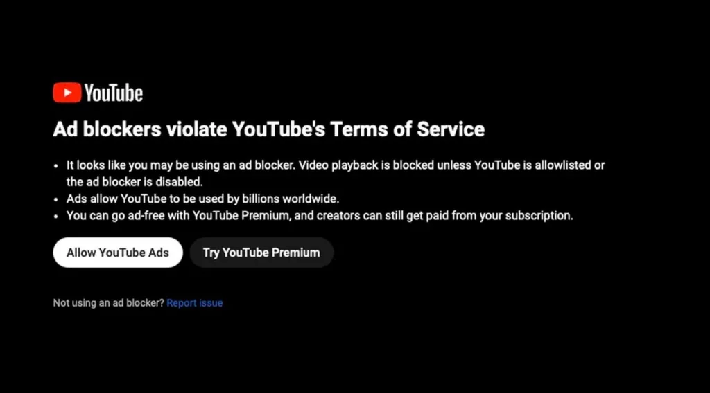 YouTube Global Crackdown on Ad-Blockers Slows Service for Users