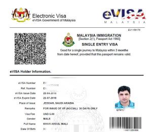 Malaysia Visit Visa Fee for Pakistanis